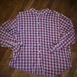 Classic Fit Vineyard Vines Button Down - Whale Shirt - XL